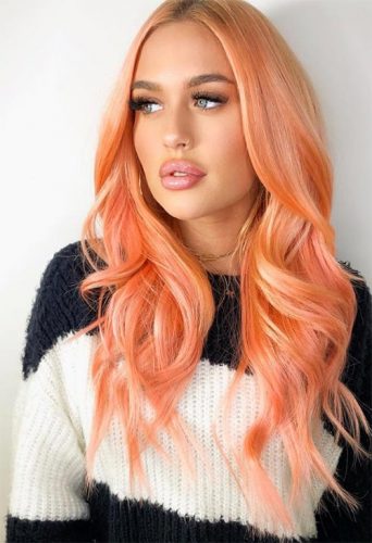 Pretty Peach Hair Color Ideas To Embrace In Glowsly