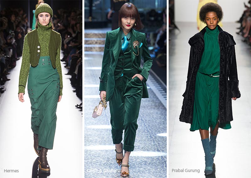 Fall/ Winter 2017-2018 Color Trends: Evergreen