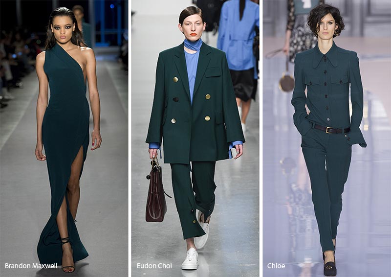 Fall/ Winter 2017-2018 Color Trends: Shaded Spruce Green