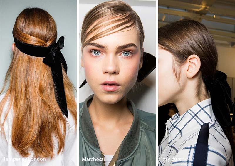 Fall/ Winter 2017-2018 Hair Accessory Trends: Black Bows