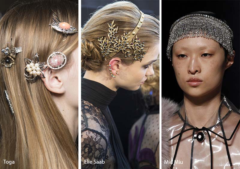 Fall/ Winter 2017-2018 Hair Accessory Trends: Blinged-Out Hair Accessories