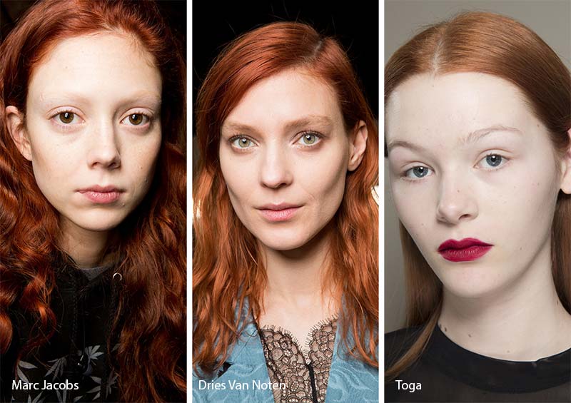 Fall/ Winter 2017-2018 Hair Color Trends: Red Hair