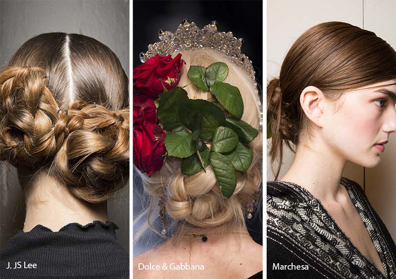 Fall/ Winter 2017-2018 Hairstyle Trends: Braided Buns