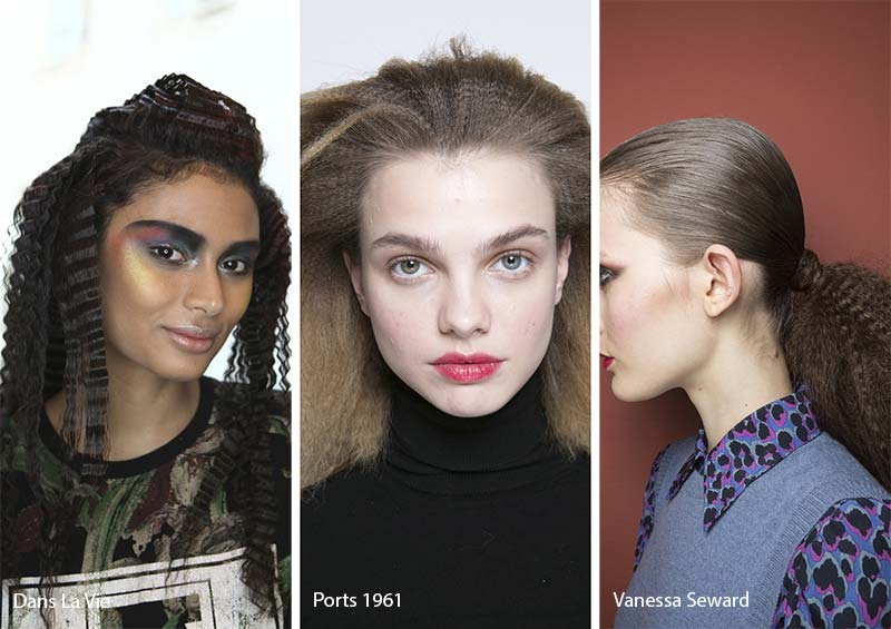 Fall/ Winter 2017-2018 Hairstyle Trends: Crimped Hair