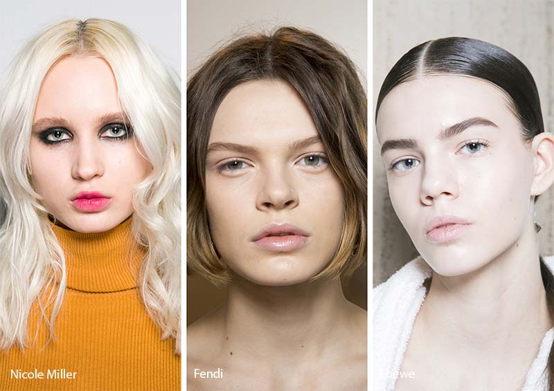 Fall/ Winter 2017-2018 Hairstyle Trends: Middle Parts