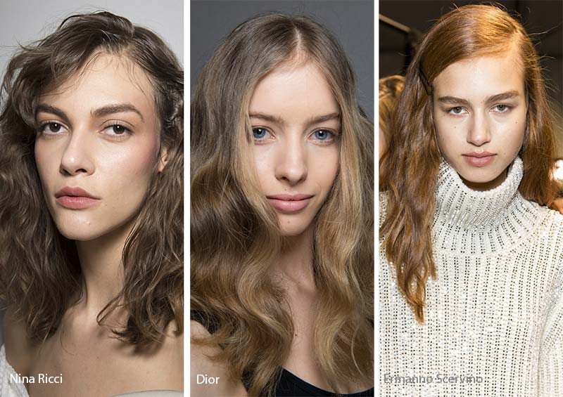 Fall/ Winter 2017-2018 Hairstyle Trends: Naturally Wavy Hair