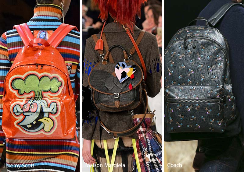 Fall/ Winter 2017-2018 Handbag Trends: Backpacks