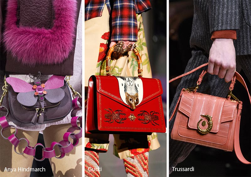 Fall/ Winter 2017-2018 Handbag Trends: Bags with Animal Detail Embellishments