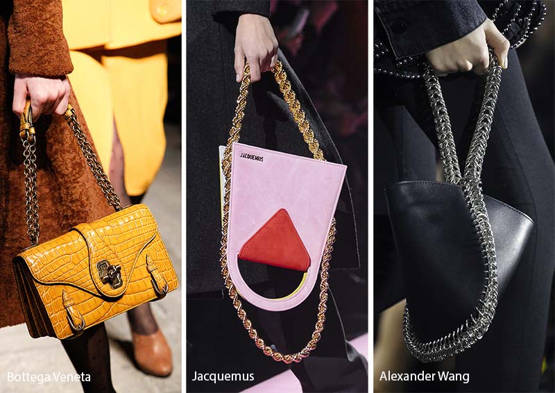 Fall/ Winter 2017-2018 Handbag Trends: Bags with Chain Straps