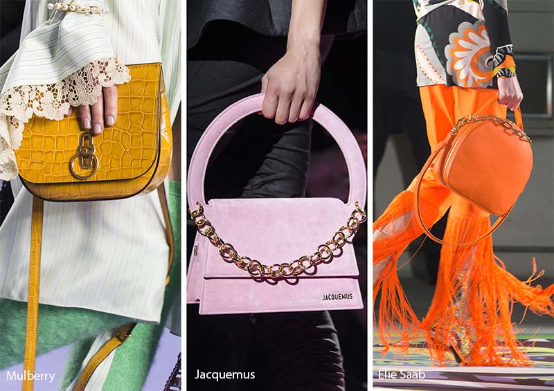 Fall/ Winter 2017-2018 Handbag Trends: Brightly Colored Bags