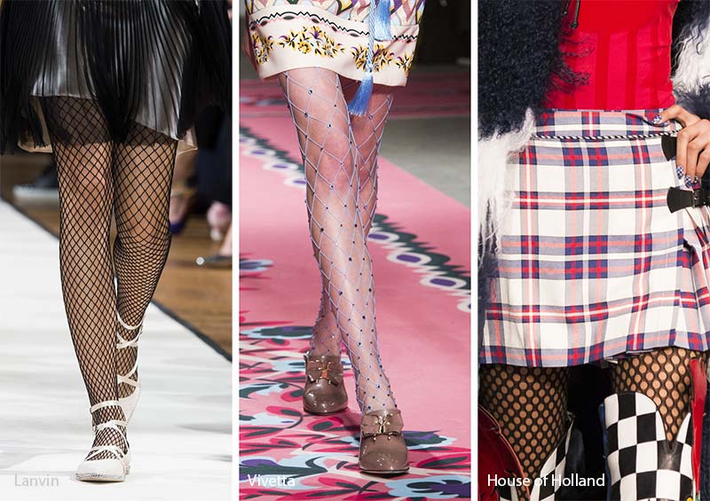Fall/ Winter 2017-2018 Accessory Trends: Fishnet Tights