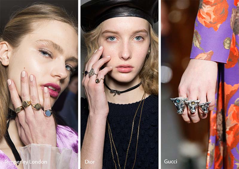 Fall/ Winter 2017-2018 Jewelry Trends: Multiple Rings