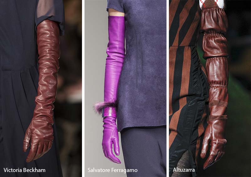 Fall/ Winter 2017-2018 Accessory Trends: Opera Length Leather Gloves