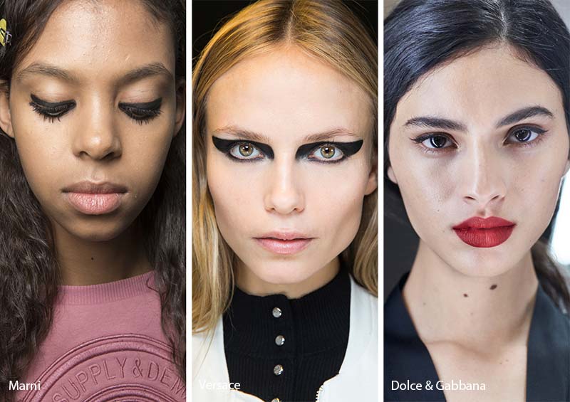 Fall/ Winter 2017-2018 Makeup Trends: Black Eyeliner