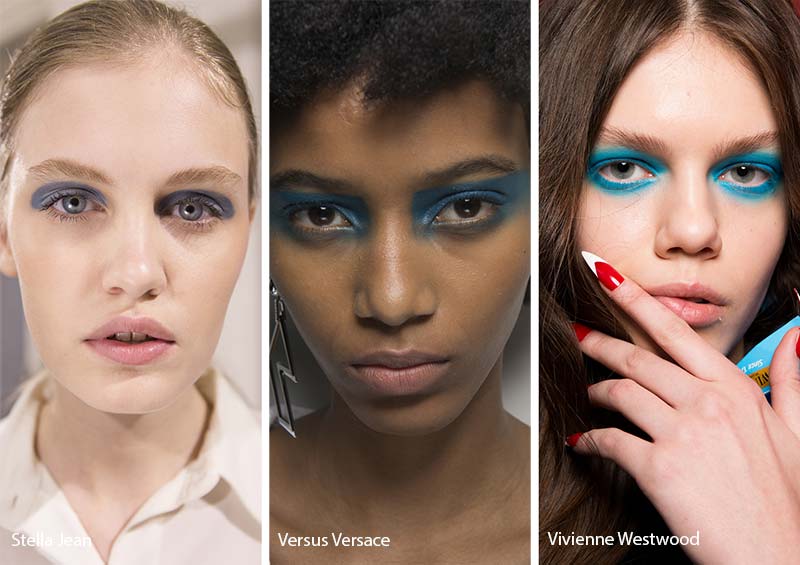 Fall/ Winter 2017-2018 Makeup Trends: Blue Eyeshadow