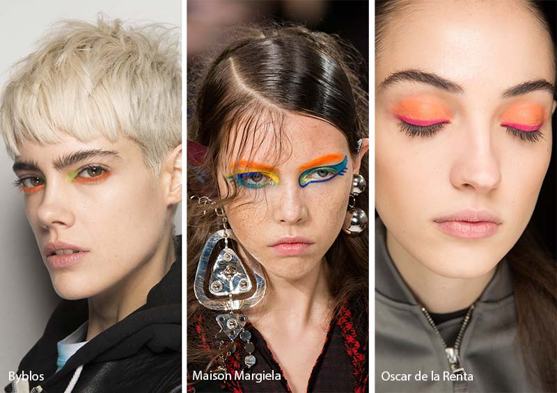 Fall/ Winter 2017-2018 Makeup Trends: Neon Eye Makeup