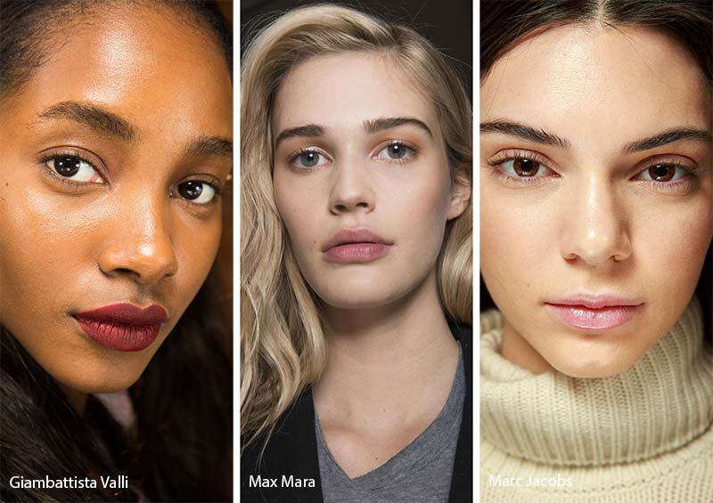 Fall/ Winter 2017-2018 Makeup Trends: No Mascara Natural Eyelashes