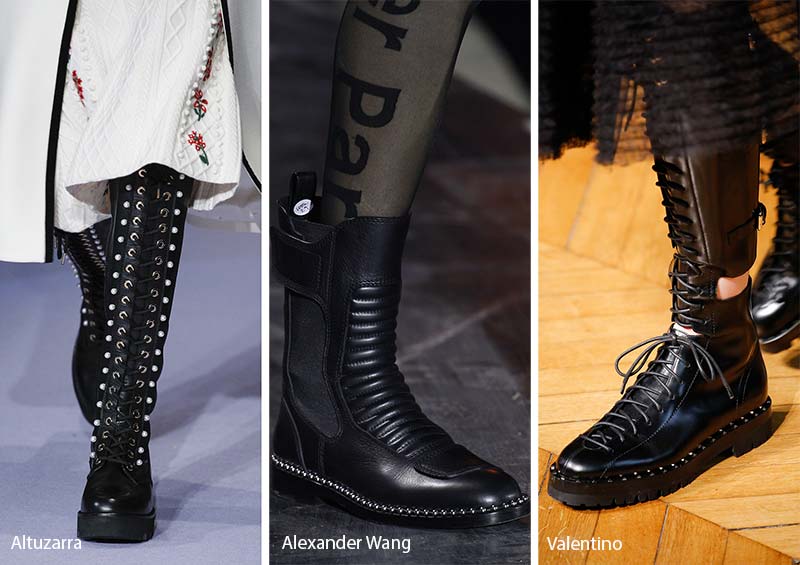 Fall/ Winter 2017-2018 Shoe Trends: Combat Boots