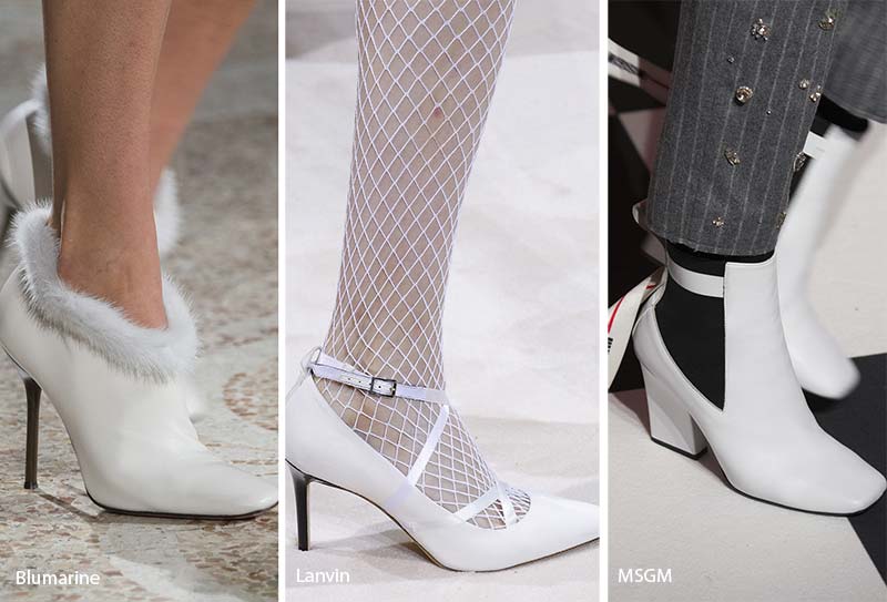 Fall/ Winter 2017-2018 Shoe Trends: White Shoes & Boots