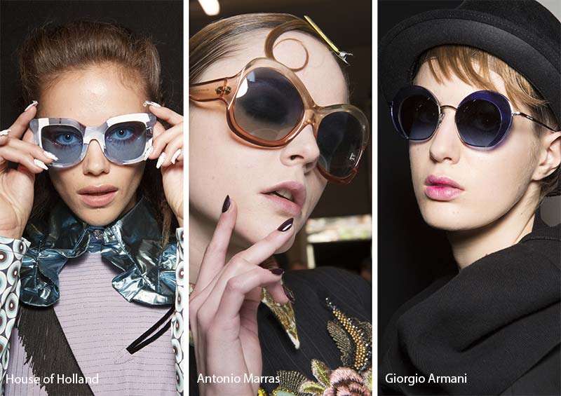 Fall/ Winter 2017-2018 Sunglasses Trends: Sunglasses with Plastic Frames