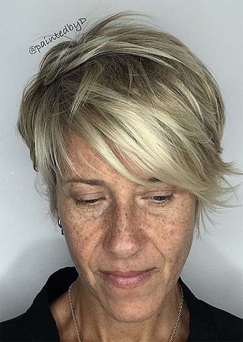 Haircuts & Hairstyles for Women Over 50: Beachy Blonde Balayage