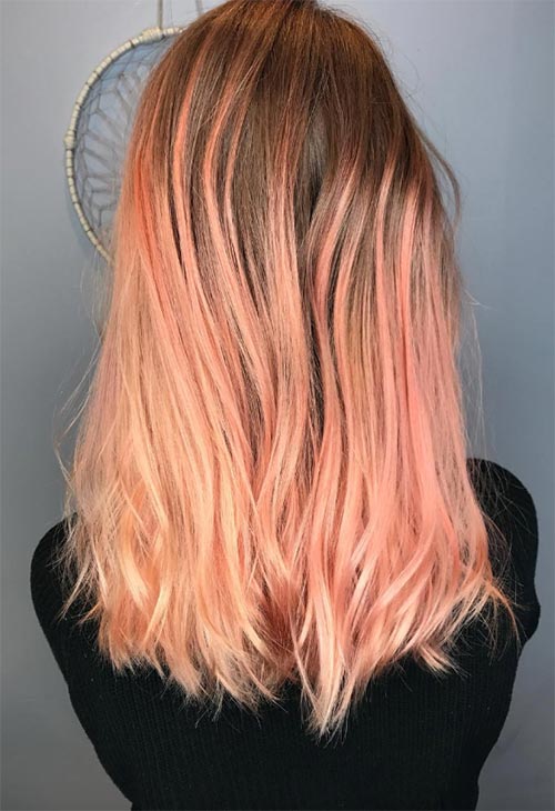 How to Maintain Peach Hair Color