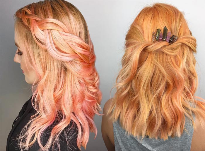 Peach Hair Colors Ideas: How To Dye Your Hair Peach