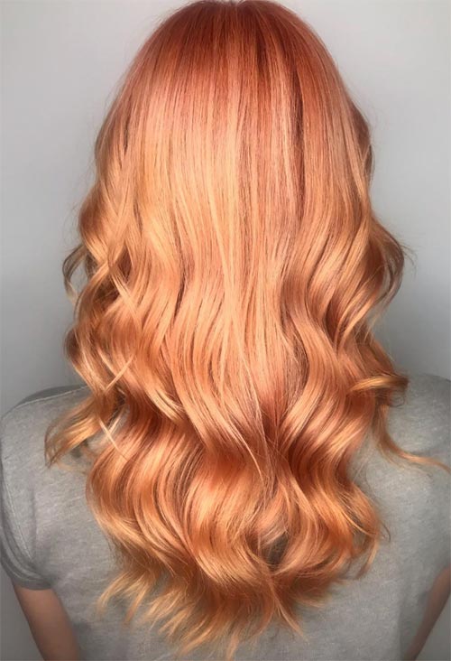Peach Hair Color Tips