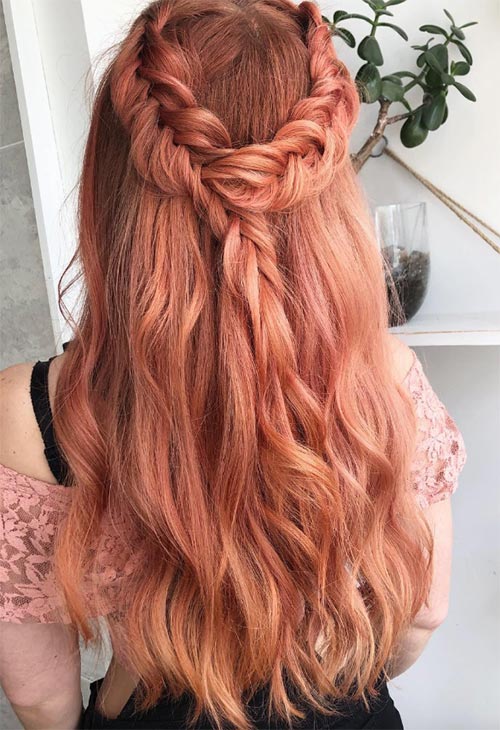 Peach Hair Dye Tips
