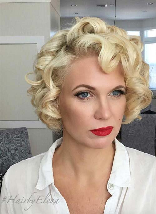 51 Lovely Short Curly Hairstyles to Inspire in 2022 - Glowsly