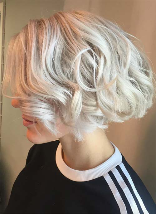 Lovely Short Curly Hairstyles Ideas