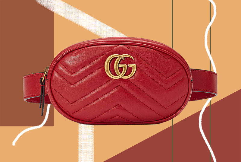 Best Fanny Packs: Gucci Marmont Matelassé Leather Belt Bag