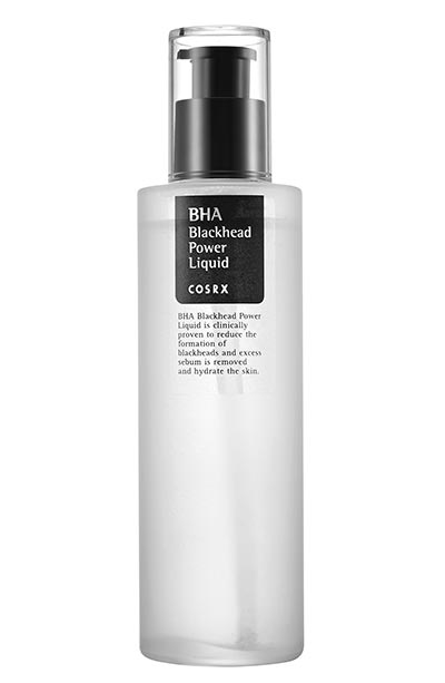 Best Chemical Exfoliators For Combination, Oily, Sensitive, and Acne-Prone Skin: COSRX BHA Power Liquid