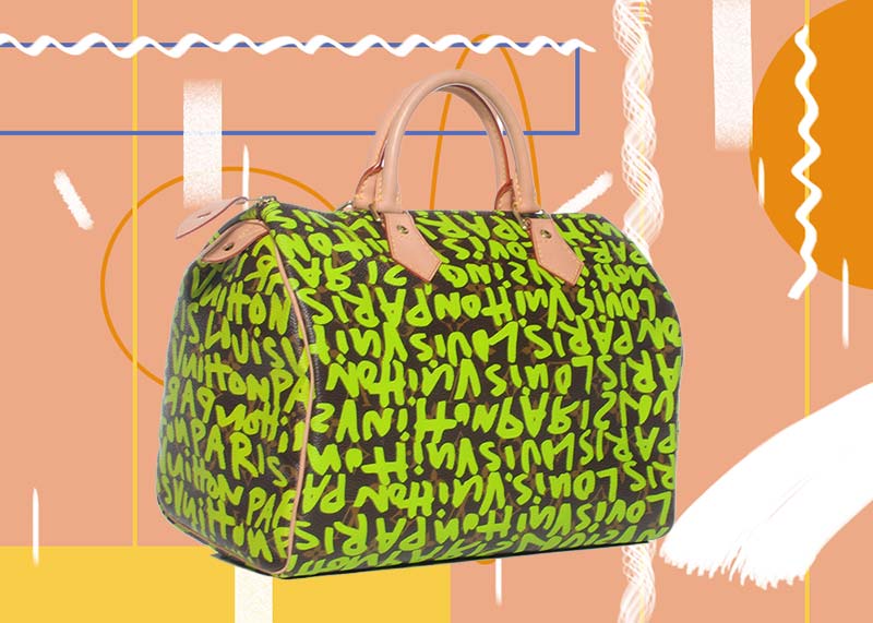Most Iconic Designer Handbags: Louis Vuitton Graffiti Bag