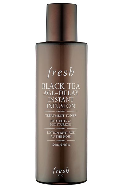 Best Face Toners for Dry & Mature Skin: Fresh Black Tea Age-Delay Instant Infusion Treatment Toner