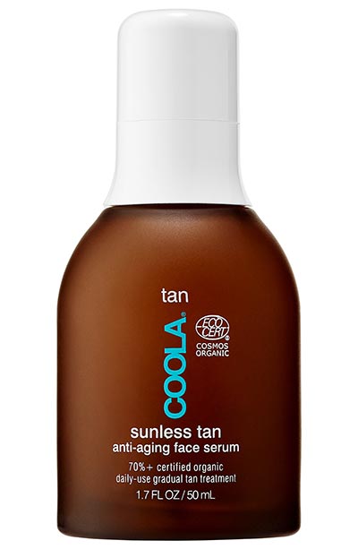 Best Self Tanners for the Face: COOLA Sunless Tan Anti Aging Face Serum