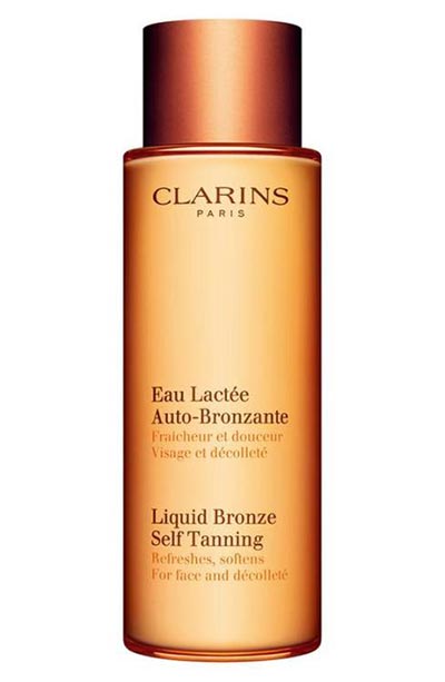 Best Self Tanners for the Face: Clarins Liquid Bronze Self Tanner