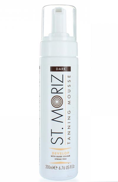 Best Self Tanners For Medium and Tan Skin: St. Moriz Instant Self Tanning Mousse in Dark