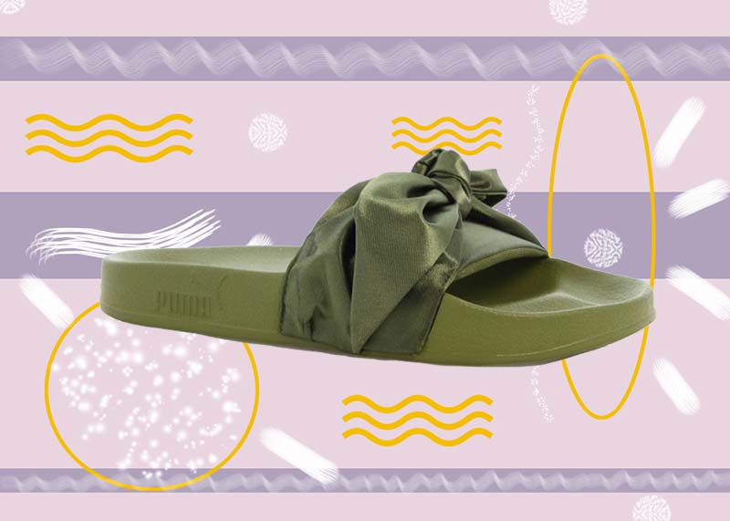 Best Sports Slippers and Slides for Women: Puma Bow Slide Sandals