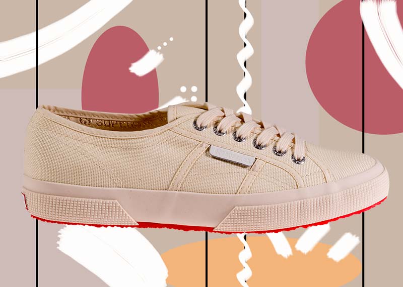 Best Women's Sneakers Of All Time: Superga x Sandro Trainers