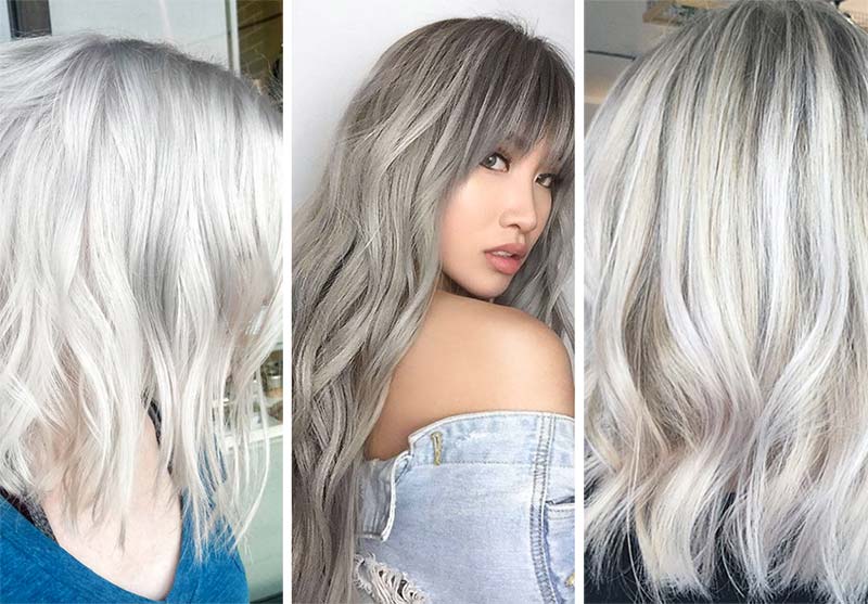 Blonde Hair Shades and Ideas: Silver Blonde Hair Color