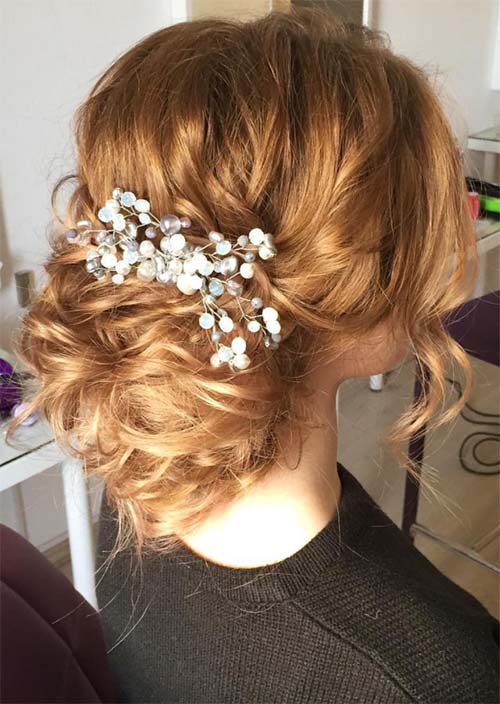 Bridal/ Wedding Updos Hairstyles: Bridal Chignon