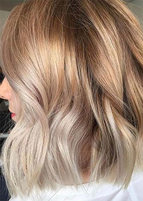 Balayage Hair Trend: Balayage Hair Colors & Balayage Highlights: Coppery Blonde Balayage