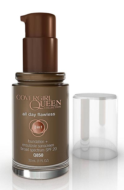 Best Foundations for Dark Skin Tones: Covergirl Queen Collection All Day Flawless All Day Foundation