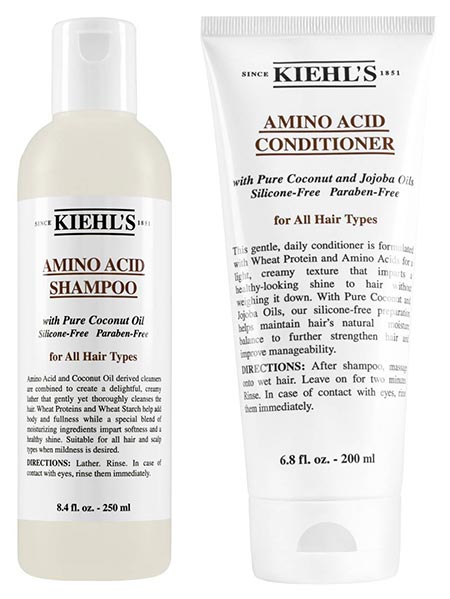 Best Protein Shampoos & Protein Conditioners: Kiehl’s Amino Acid Shampoo & Conditioner