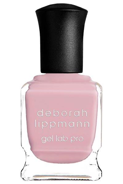 Best Millennial Pink Nail Polishes Colors: Deborah Lippmann Pink Nail Polish in Cake by the Ocean