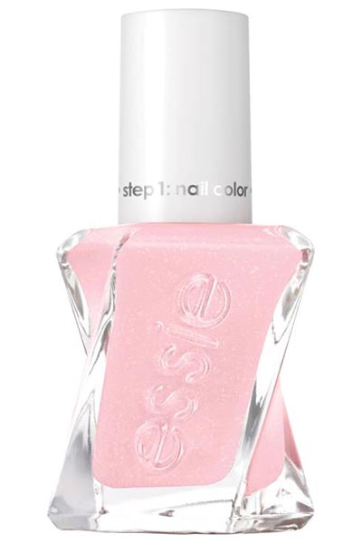 Best Millennial Pink Nail Polishes Colors: Essie Gel Couture Pink Nail Polish in Blush Worthy