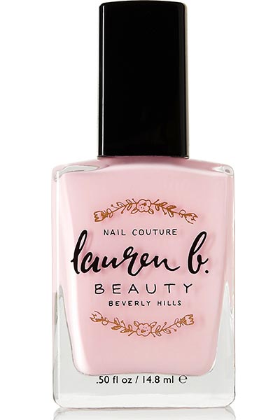 Best Millennial Pink Nail Polishes Colors: Lauren B Beauty Pink Nail Polish in Parade of Peonies