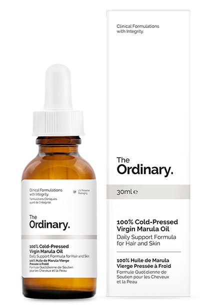 Best Natural Hair Oils: The Ordinary 100% Cold-Pressed Virgin Marula Oil
