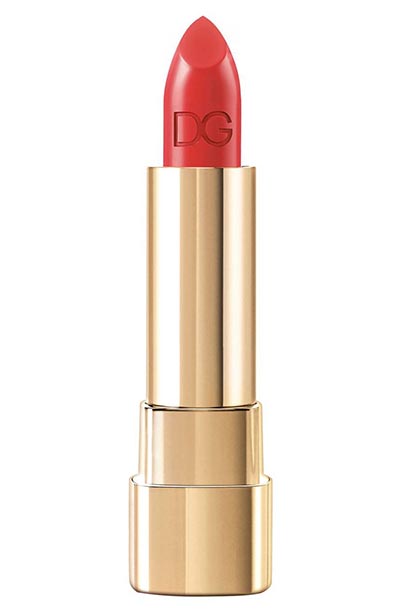 Best Red Lipsticks for Light and Fair Skin Tones: Dolce & Gabbana Classic Cream Lipstick in Fire
